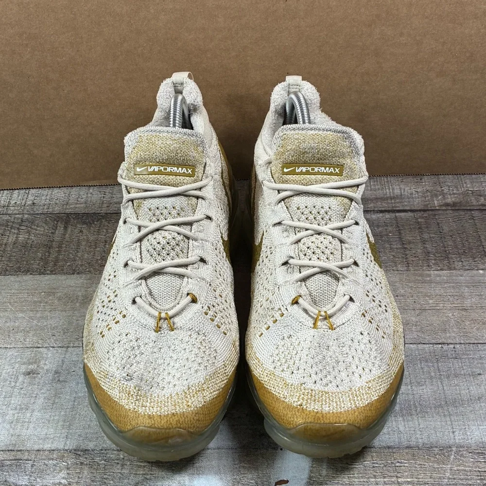 Nike Air Vapor Max Flyknit Sandrift Bronzine Men’s Shoes Sneakers Size 11 - Picture 3 of 11